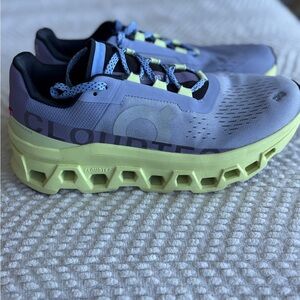 On Running Women's Sneakers in Lavender and Lime